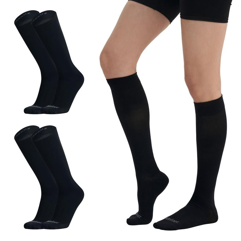 Men'S/Women'S Graduated 15-20Mmhg Comfortfeet Compression Socks 3Pk