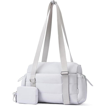 Small Gym Bag for Women 2 Set Mini Gym Duffle Bag with Wet Compartment and Coin Wallet, Gym Tote Bag for Workout/Sport/Travel