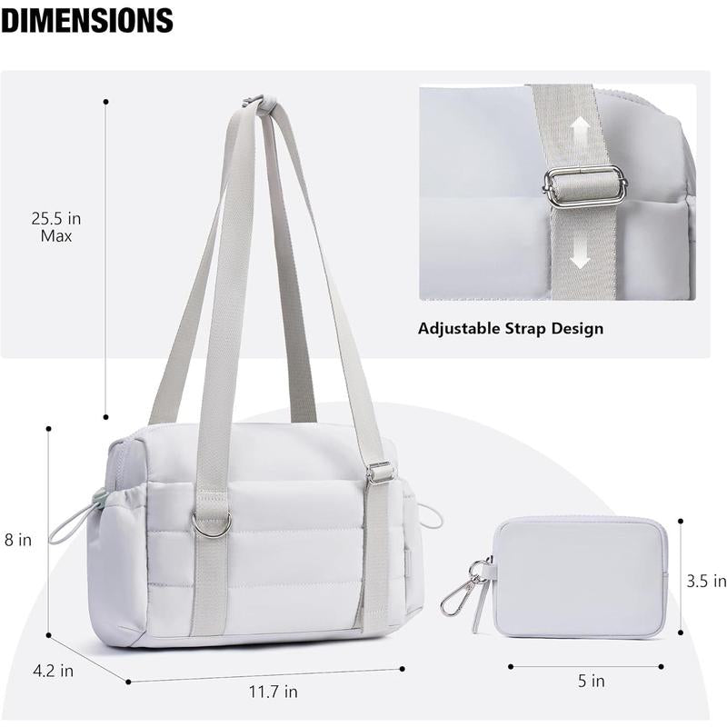 Small Gym Bag for Women 2 Set Mini Gym Duffle Bag with Wet Compartment and Coin Wallet, Gym Tote Bag for Workout/Sport/Travel