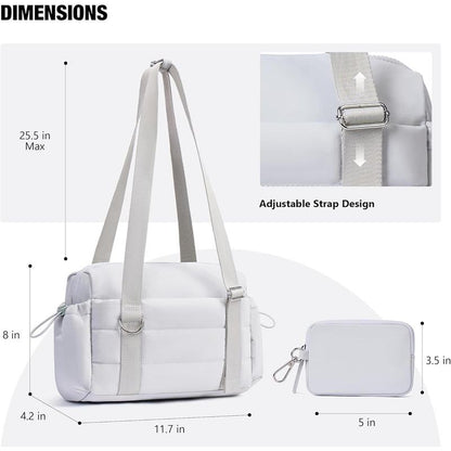 Small Gym Bag for Women 2 Set Mini Gym Duffle Bag with Wet Compartment and Coin Wallet, Gym Tote Bag for Workout/Sport/Travel