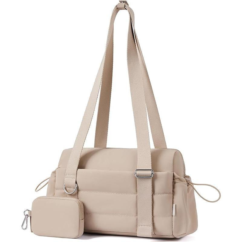 Small Gym Bag for Women 2 Set Mini Gym Duffle Bag with Wet Compartment and Coin Wallet, Gym Tote Bag for Workout/Sport/Travel