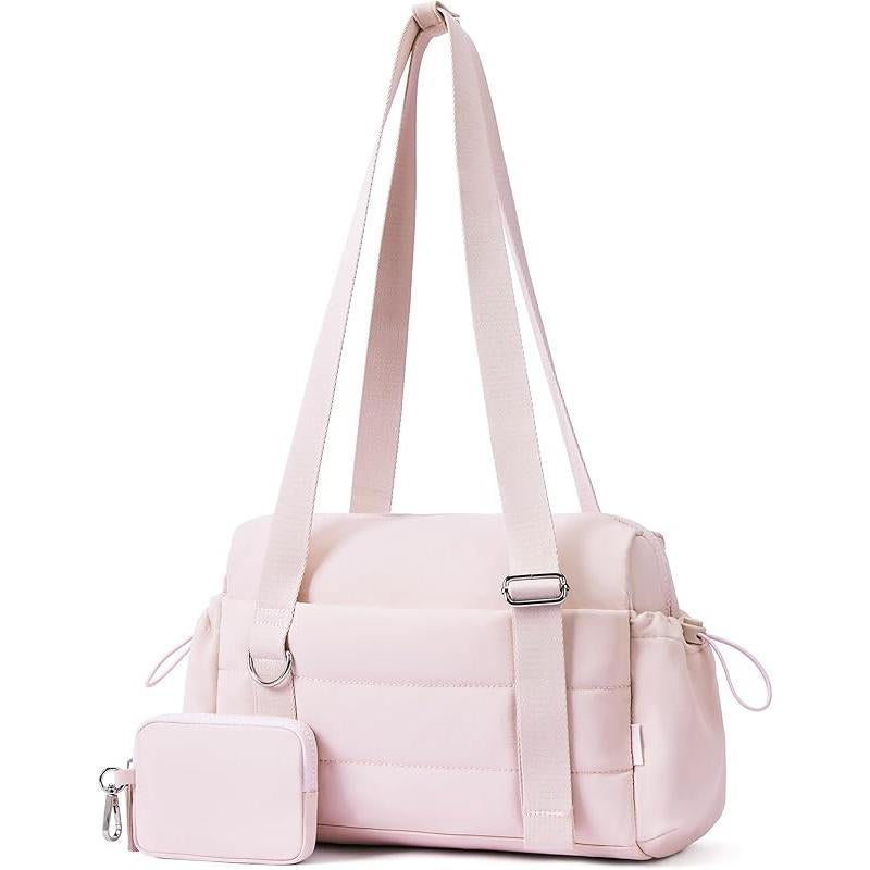 Small Gym Bag for Women 2 Set Mini Gym Duffle Bag with Wet Compartment and Coin Wallet, Gym Tote Bag for Workout/Sport/Travel